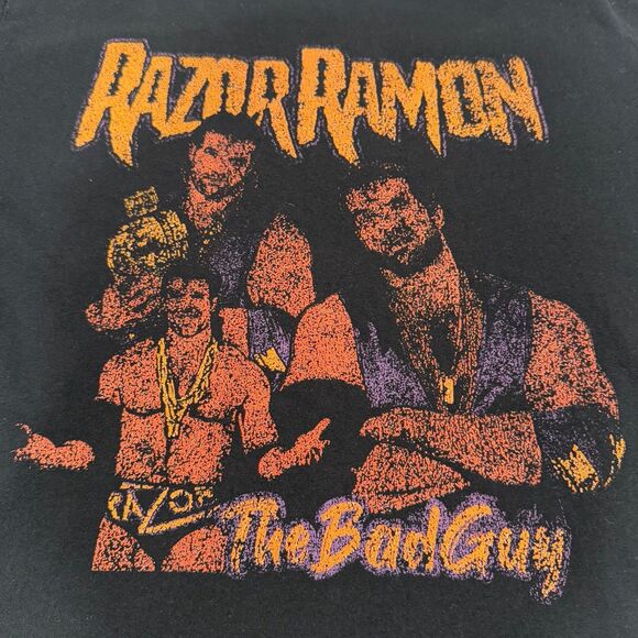 WCW Razor Ramon The Bad Guy Shirt Size M - Picture 2 of 5